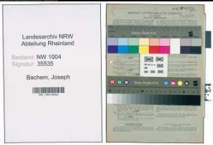 Entnazifizierung Joseph Bachem , geb. 26.02.1922 (Schlosser)