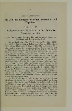 Dritter Abschnitt. Die Zeit des Kampfes zwischen Kaisertum und Papsttum