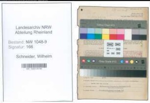 Entnazifizierung Wilhelm Schneider , geb. 03.01.1900 (Bauunternehmer)