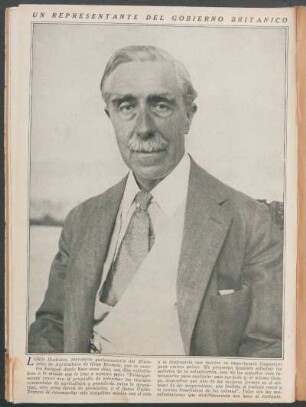 Un representante del gobierno britanico