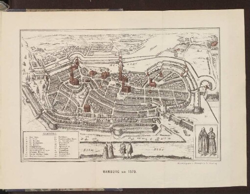 Hamburg um 1570.