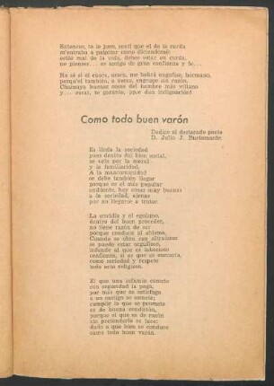 Como todo buen varón