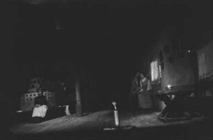 Szenenbilder aus der Oper "Jenufa" von Leos Janácek an der Deutschen Staatsoper Berlin, mit Christel Goltz und Erich Witte in den Hauptrollen