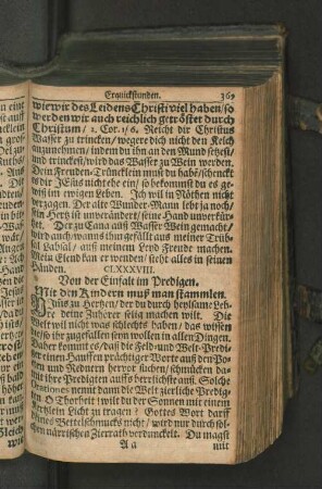 CLXXXVIII. Von der Einfalt im Predigen. Mit den Kindern muß man stammlen.