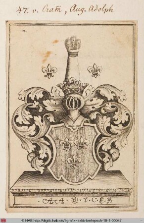Wappen des August Adolph von Cramm