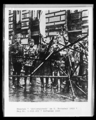 "Hitlerputsch" am 9. November 1923