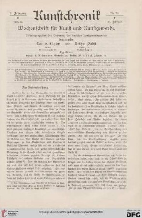 Heft 20 (25. Februar 1886)