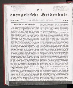 Nro. 6. Juni 1850