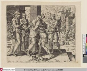 [Raguel Welcoming Tobias; Raguel heißt Tobias willkommen]