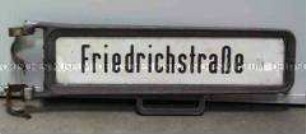 Straßenschild: Friedrichstraße