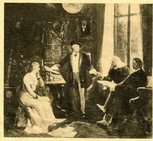Wagner, Richard und Frau Cosima; Liszt, Franz; Wolzoge, Hans von