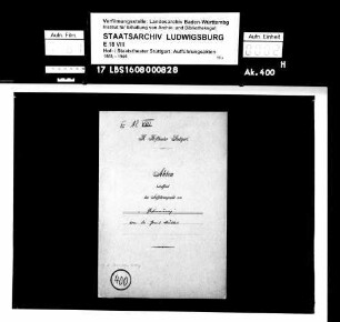 Gesinnung. Schauspiel von Hans Müller