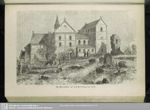 Die Peterskirche auf dem Petersberge bei Halle