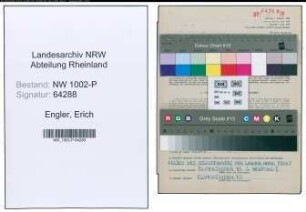 Entnazifizierung Erich Engler , geb. 10.03.1921 (Arbeiter)