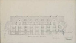 Motel Alte Post; Müllheim, 1:100; Westansicht