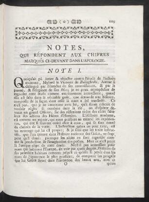 Notes, Qui Répondent Aux Chifres Marqués Ci-Devant Dans L'Apologie.