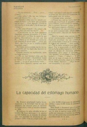 La capacidad del estómago humano