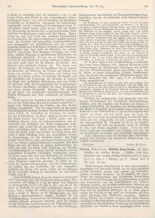 168-170 [Rezension] Finsler, Georg, Diethelm Georg Finsler, der letzte Antistes der zürcherischen Kirche. 1. Hälfte
