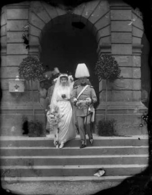 Hochzeit Fritz von Hoffmeister und Maria Rüdt von Collenberg