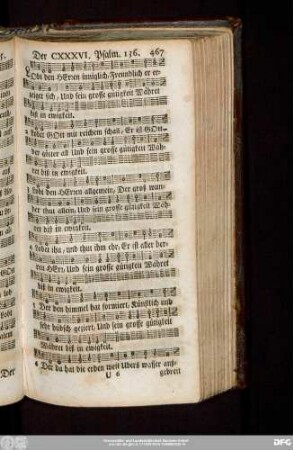 [Der CXXXVI. Psalm. 136.]