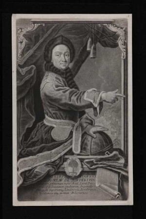 Bildnis des Petrvs Lvdovicvs Moreav de Mavpertvis