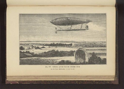 Fig. 190. Luftballon, getrieben durch den elektrischen Strom.