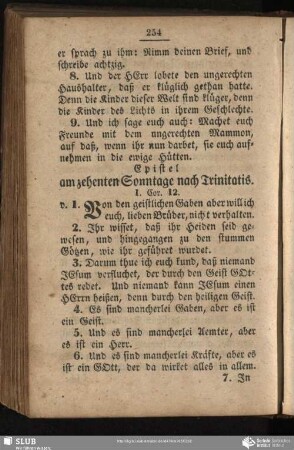 [Am zehenten Sonntage nach Trinitatis]