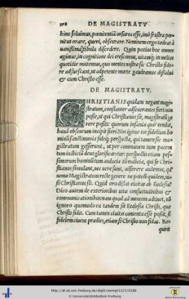 De magistratu.