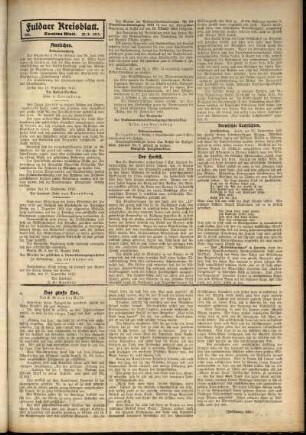 Zweite Ausgabe vom Dienstag, den 23. September 1913.