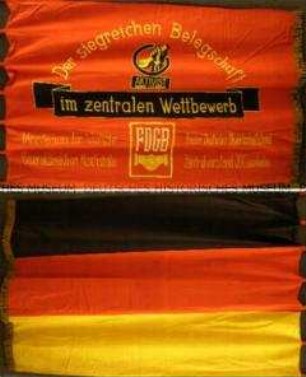 Fahne des Freien Deutschen Gewerkschaftsbundes