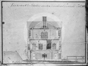 Querschnitt von Herrenhaus Grenzhof
