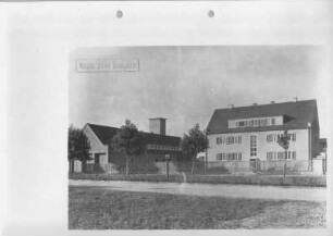 Dresden-Hellerau. Feuerwehr-Depot und Wohnhaus (1920/1930; Heimstättengesellschaft Sachsen/ H. G. S.)