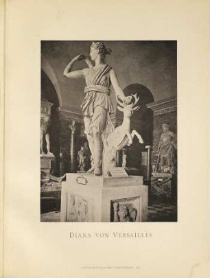 Klassische Bildermappe : Abbildungen künstlerischer Werke zur Erläuterung wichtiger Schulschriftsteller, 3. Zu Ciceros Rede gegen C. Verres : (Eros von Centocelle. Hermes des Praxiteles. Diskoswerfer nach Myron. Speertragender Jüngling nach Polyklet. Diana von Versailles)