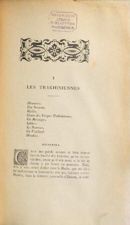 Sophocle : Leconte de Lisle. Traduction nouvelle