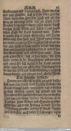 Die Fünffte Ursach.