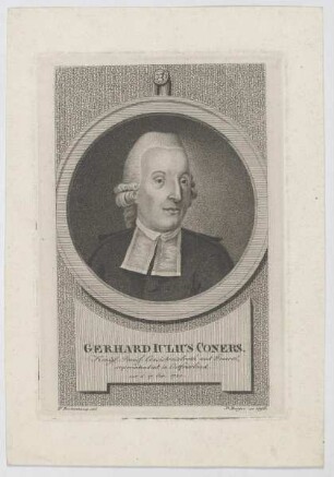 Bildnis des Gerhard Iulius Coners