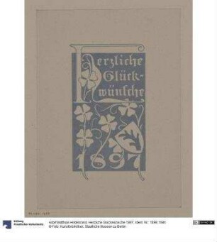 Herzliche Glückwünsche 1897