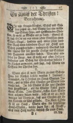Du Hülf der Christen