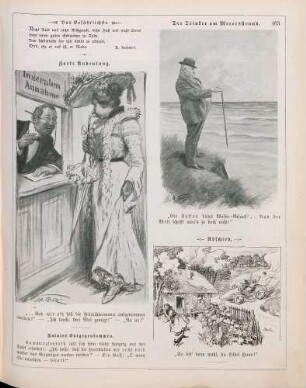 "Zarte Andeutung" "Der Trinker am Meeresstrand" "Abschied"