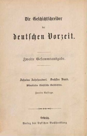 Sächsische Geschichten : nebst der Schrift über die Herkunft der Schwaben und Abraham Jakobsens Bericht über Slavenländer