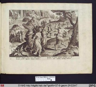 Äthiopier vertreiben den Geist eines bösen Satyrs