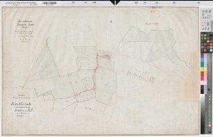 Greven (Greven), Rentengutsache Pentrup, Bl. 1 Brouillonkarte Greven Flur 24