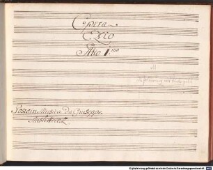 Ezio, V (6), orch, EvaM 10: C8 - BSB Mus.ms. 160 : Opera // Ezio // Atto I: m o (- III. z o) // Posto in Musica da Giuseppe. // Misliwecek. // [title, act 2:] anno 1777. // [spine title:] OPERA // EZIO. // ATTO I. (- III.)
