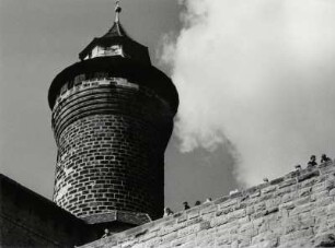 Burgfried auf der Burg in Nürnberg