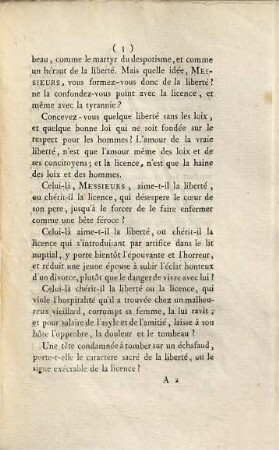 Lettre aux commettans du Comte de Mirabeau