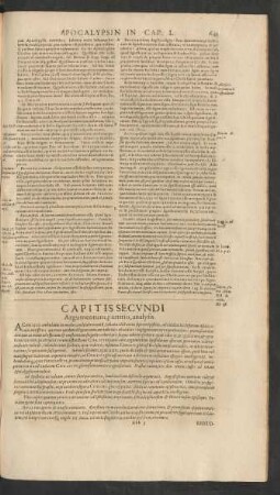 Capitis Secundi