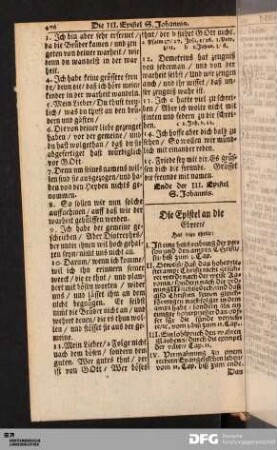 Die Epistel an die Ebreer.