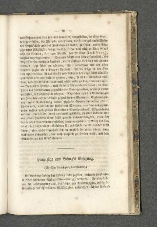 Hauptzüge aus Lykurg's Gesetzung.