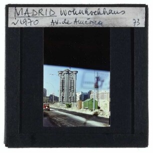 Madrid, Torres Blancas,Madrid, Avenida de América