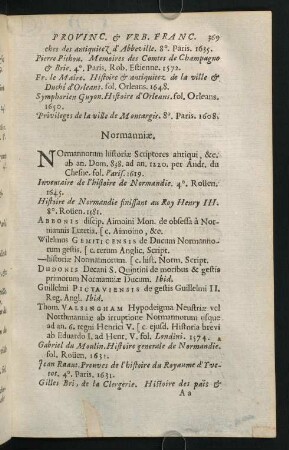 369-380, Normanniae. - De Parlamentis, & Franciae Officialibus & Magistratibus.